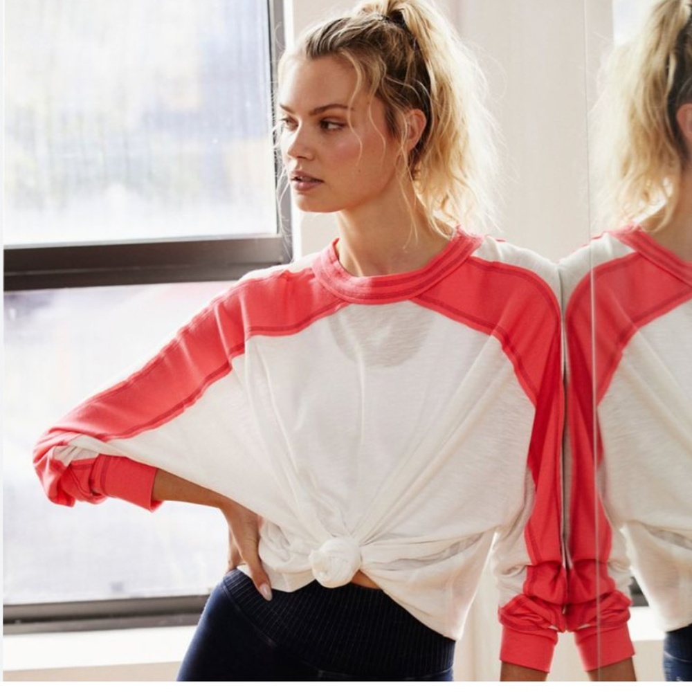 fp movement, all about it long sleeve tee, large, great condition